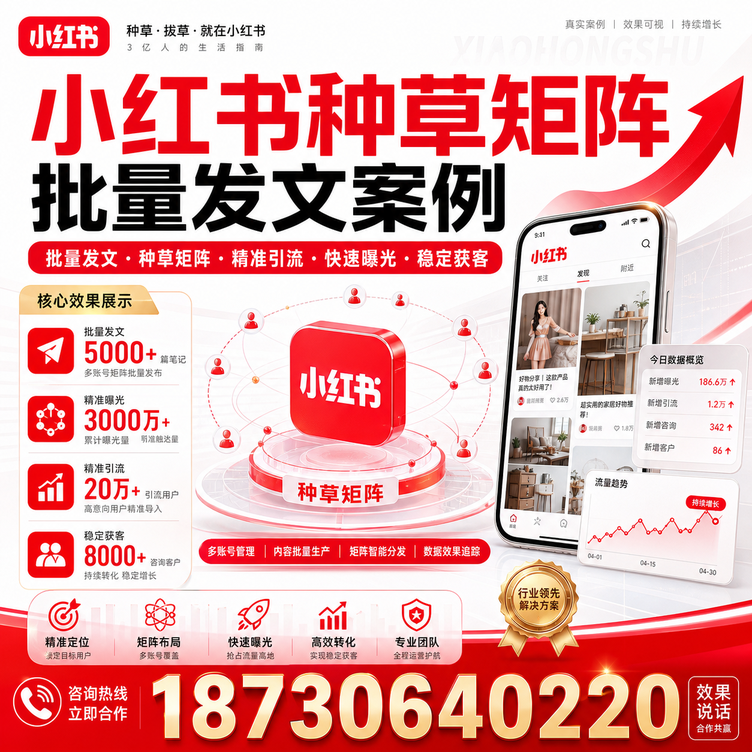 郑州小红书种草矩阵批量发文案例